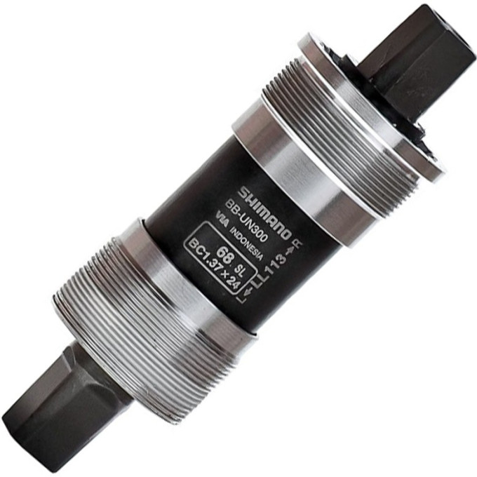 Каретка SHIMANO UN300, 68/113мм, без болтов, индивидуальная упаковка EBBUN300B13X